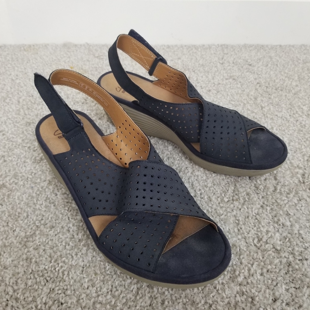 Clarks Reedly Variel wedge sandal cushion soft